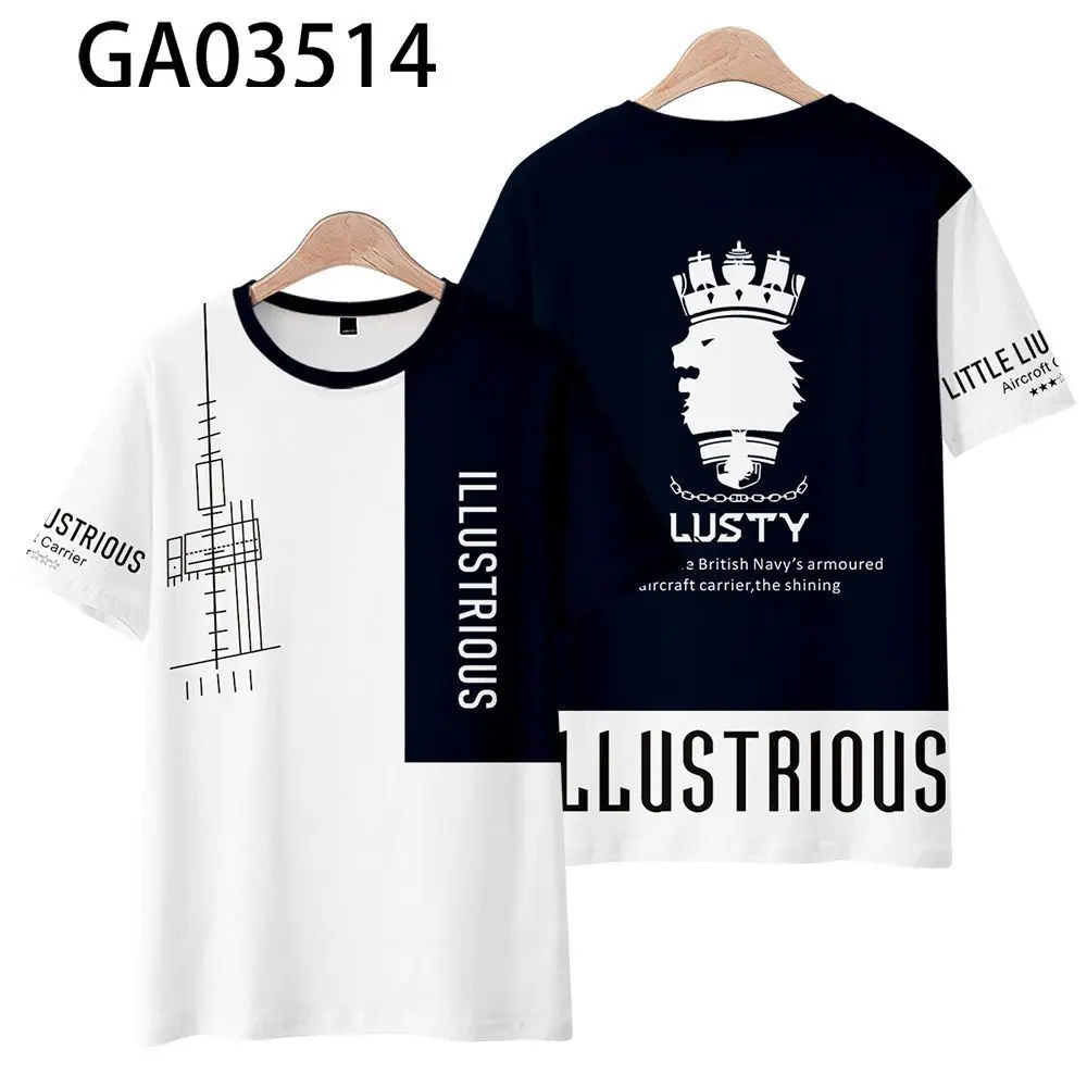 Azur Lane IJN Taihō T-shirts voor Kinderen Anime Cartoon Korte Mouwen Jongens Meisjes Zomer Mode Top Kinderkleding Geschenken