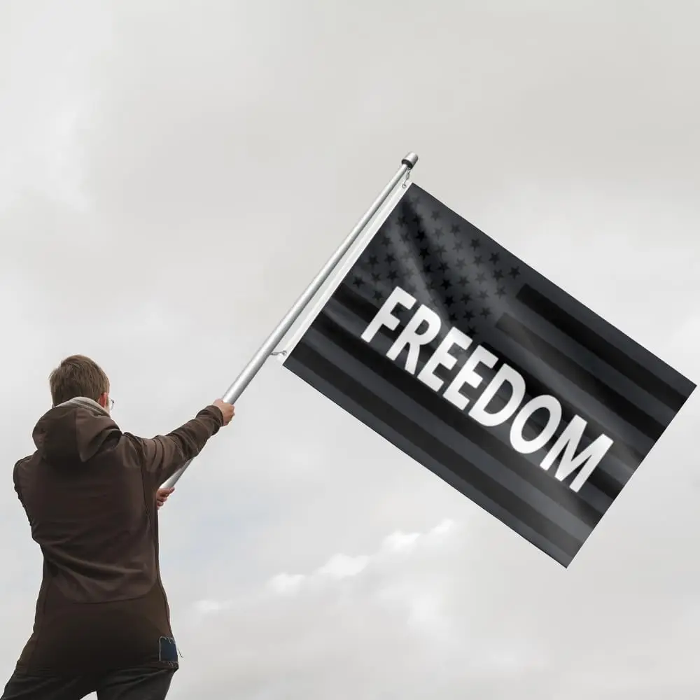 Flagicts 100% Polyester Freedom A True Patriot Flag