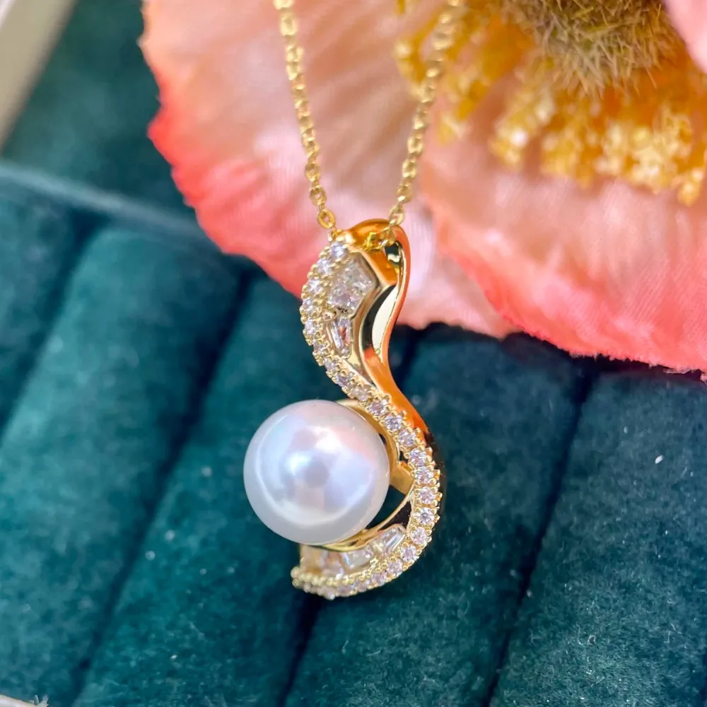 

5pcs Pendant Clasp Bail Connector Copper Plated 18K Gold Pendant Settings Jewelry Findings Parts Fittings Connection Accessories