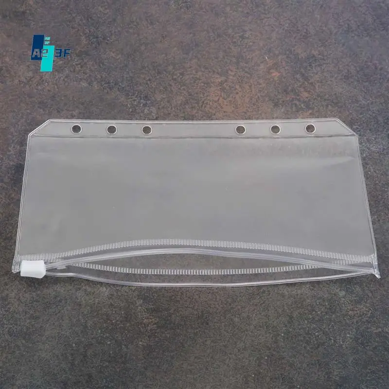 A23F-20 Pcs เงินสดซองจดหมาย 6 หลุม Budget Binder กระเป๋าซิปโฟลเดอร์สําหรับ A6 โน้ตบุ๊ค Binder เงิน Binder อุปกรณ์เสริม