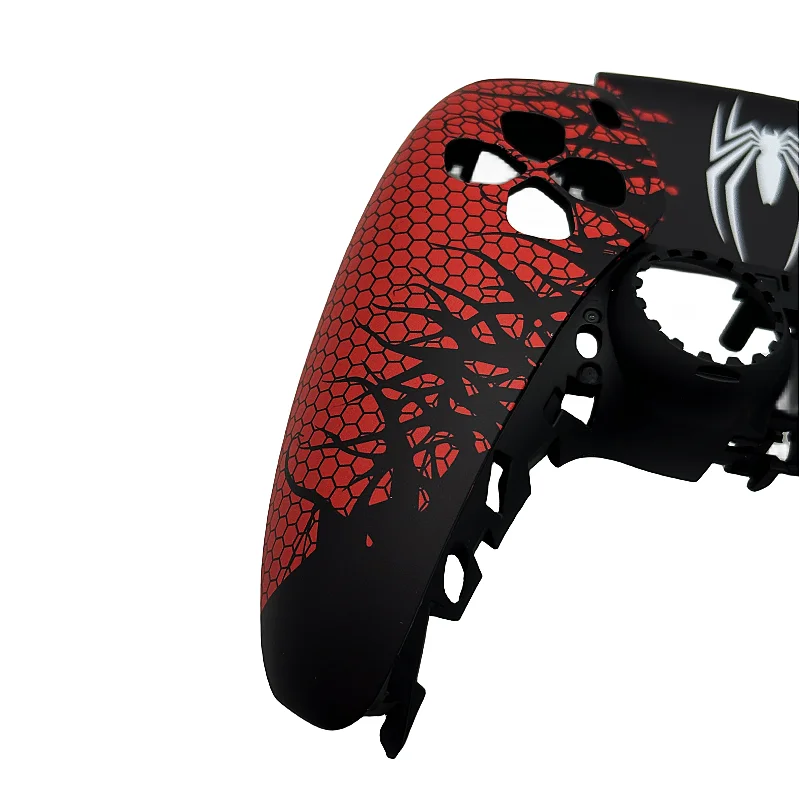 NEW Black Red Spider Version Controller Faceplate Shell For PS5 Controller For P5 BDM-010/020/030 Game Controller Front Case