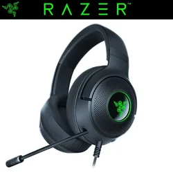 RAZER KRAKEN V3 X auricolare cablato 7.1 Surround Sound con microfono cardioide riduzione attiva del rumore interfaccia USB per Gamerst