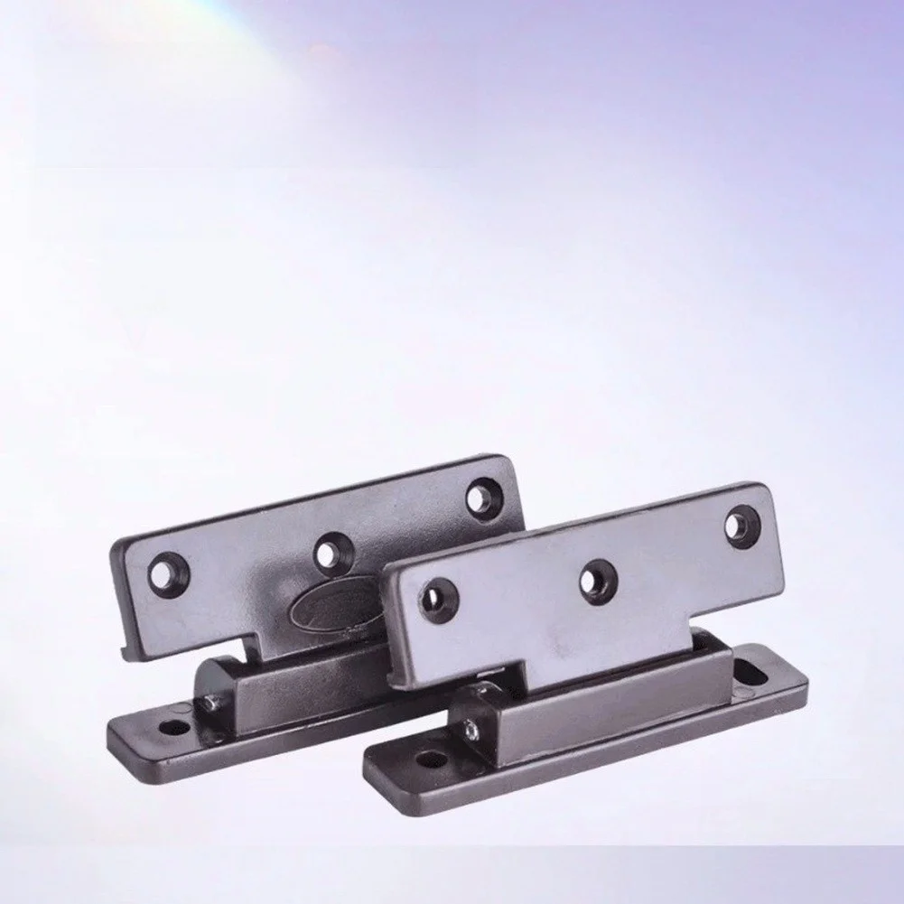 10pcs Flat Plastic Spring Hinges 54 x 12 mm for Cabinet Doors Black ABS Material Concealed Design Easy Installation