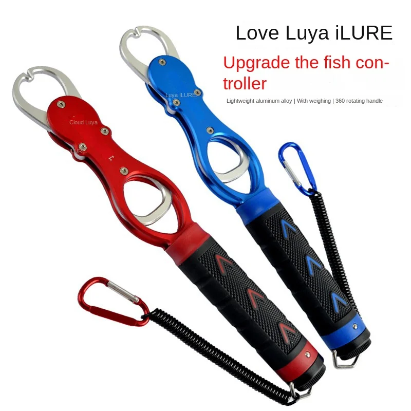 T01 Belt Weighing Fish Control Device Multifunctional Fish Lifting Clip Pliers for Ocean Beach Fishing Large