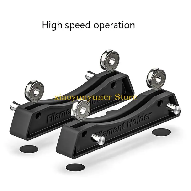 

P9JB 3D Printer Filament Tabletop Mount Rack Frame Tray Holder Bracket Material Rack Supplies Flexible for Seat 2 PCS