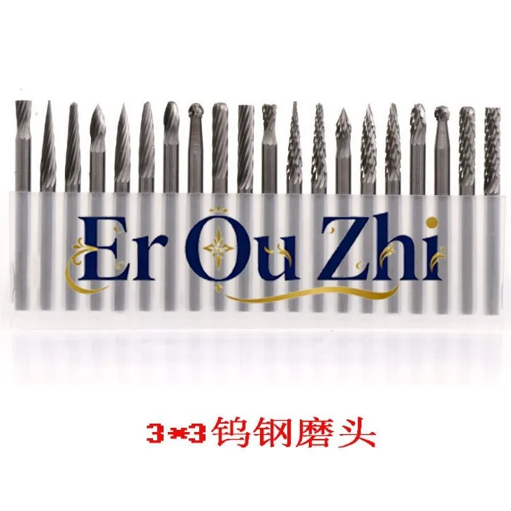 Tungsten Steel Grinding Head, Carbide Rotary File, Milling Cutter, Root Engraving Tool Wood…