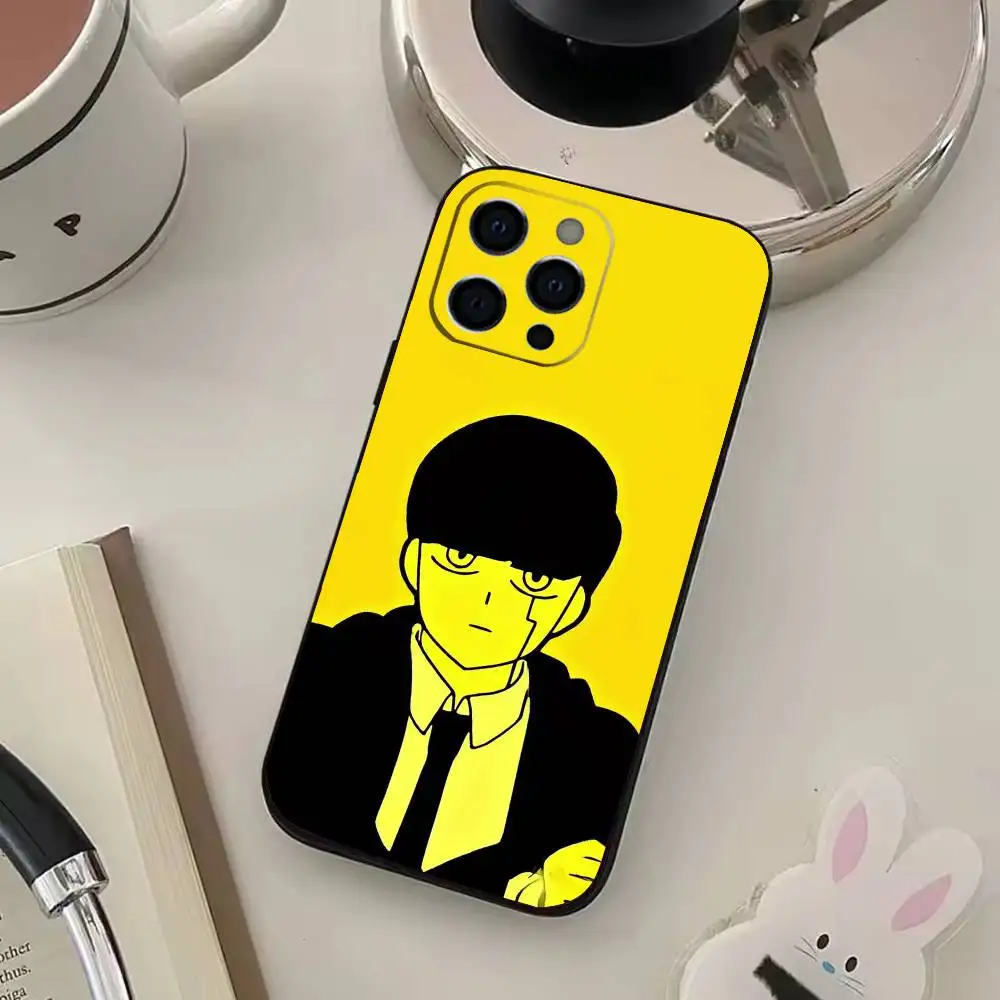 حافظة هاتف Comics Magic and Mus-cles M-Mashle لهاتف iPhone 17,16,15,14,13,12,11 Plus، Pro Max، XS، غطاء أسود ناعم #3