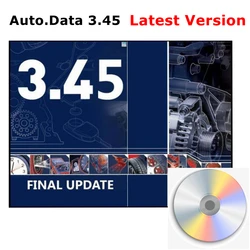 Newest version Auto data 3.45 auto repair software Auto--data 3.45 Virtual system easy install car software update to 2014 year