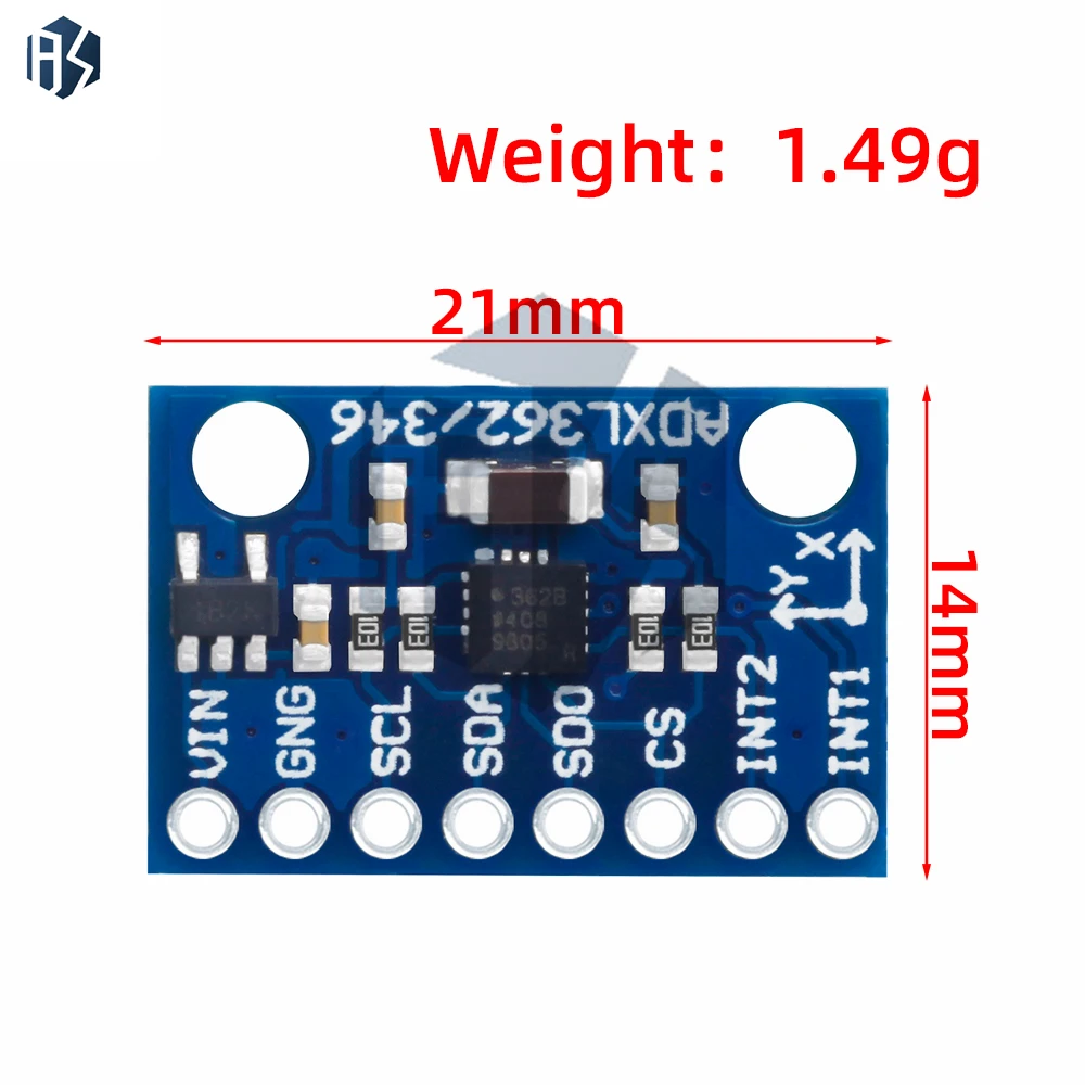 GY-346 ADXL362 ADXL346 Сенсорный модуль Альтернатива ADXL345 Модуль I2C SPI IIC Интерфейс для Arduino