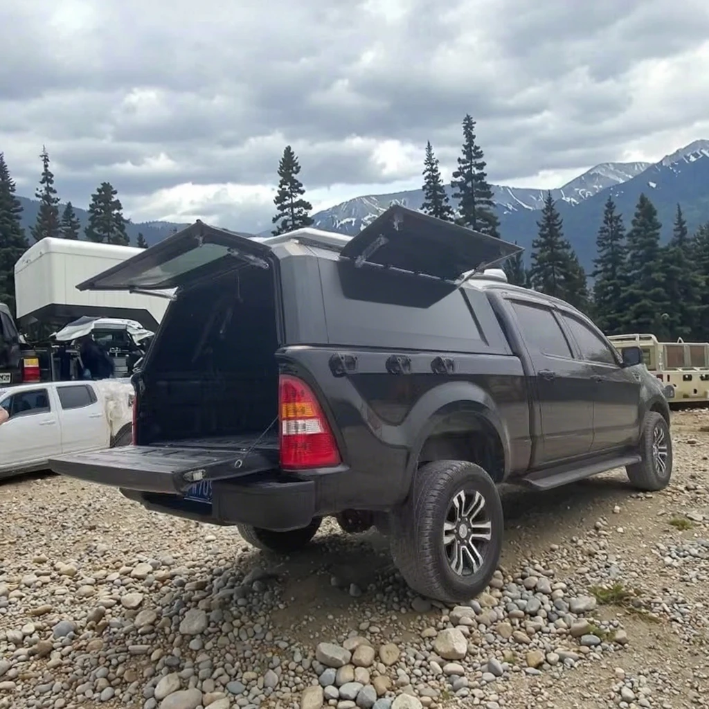 KQX Foton/G7/Standard Grand High Quality Aluminum Alloy Tonneau Cover Waterproof Truck Top Foldable Off-Road Pickup Hardtop