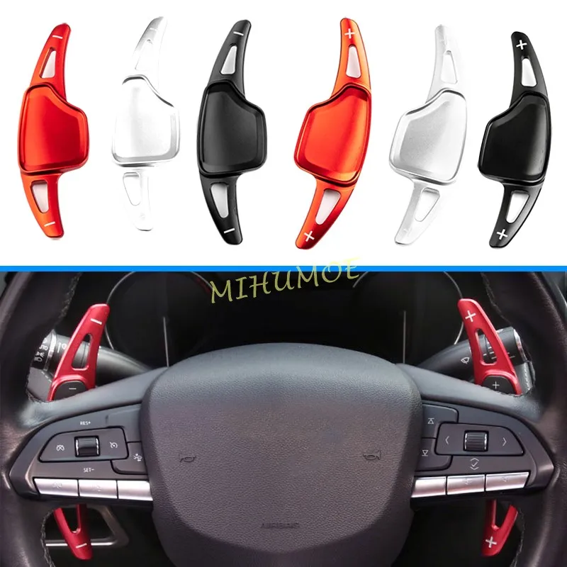 

For 2019-2023 Cadillac XT4 XT6 CT4 CT5 Aluminum Alloy Car Paddle Shifter Steering Wheel Paddles Extension Interior Trims