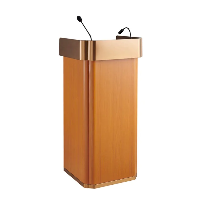Golden Deluxe Podium - a senior executive podium for grand events in five-star hotels