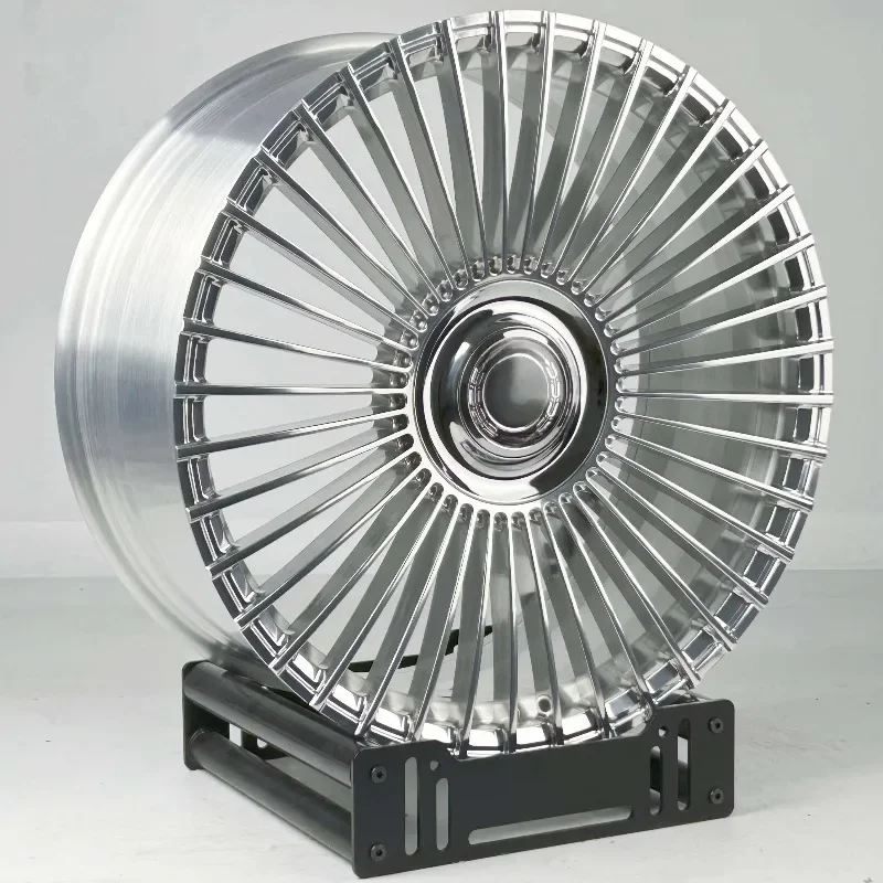 

Forged 5x120 Wheels 20 21 22 23 24 Inch Rims Luxury Chrome Spokes Alloy Wheels