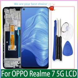 For OPPO Realme 7 5G LCD Display With Frame Touch Screen Panel Digitizer Replacement Parts RMX2111