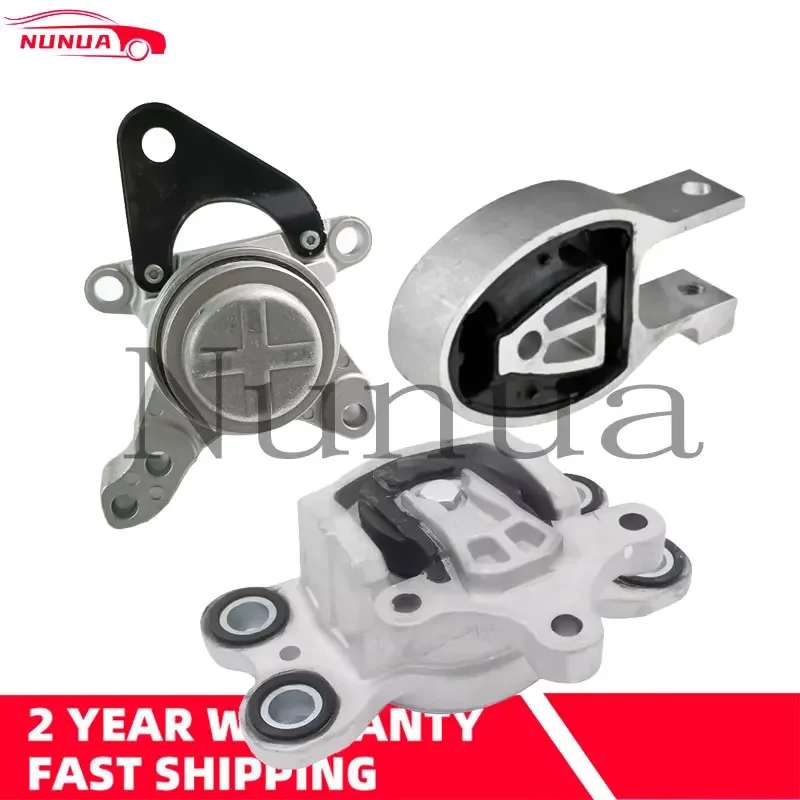 3PCS Gearbox Support Torque Strut Engine Mount Kit For Volvo XC60 S80 S60 V60 V70 31262710 31277689 30680705