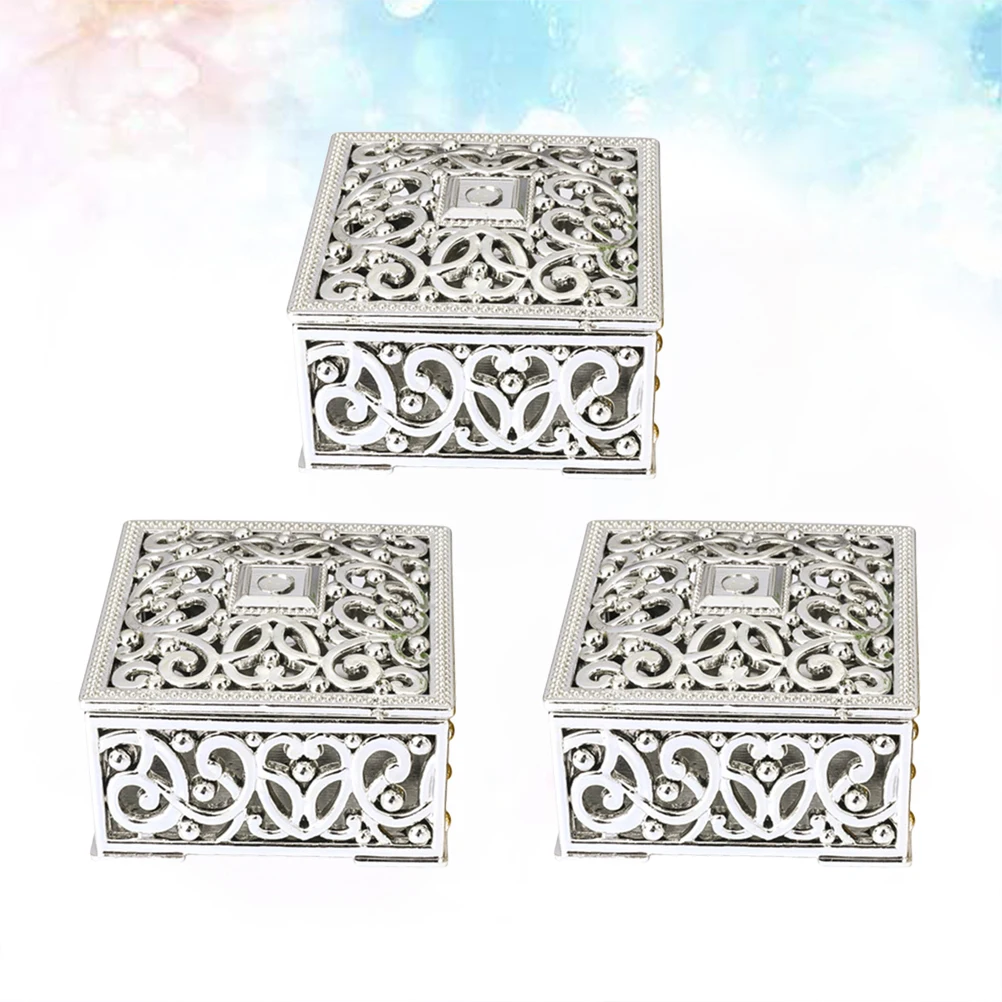 

24 PCS Party Favor Boxes Mini Gift Fancy Goody Treat Container Fine Candy Silver