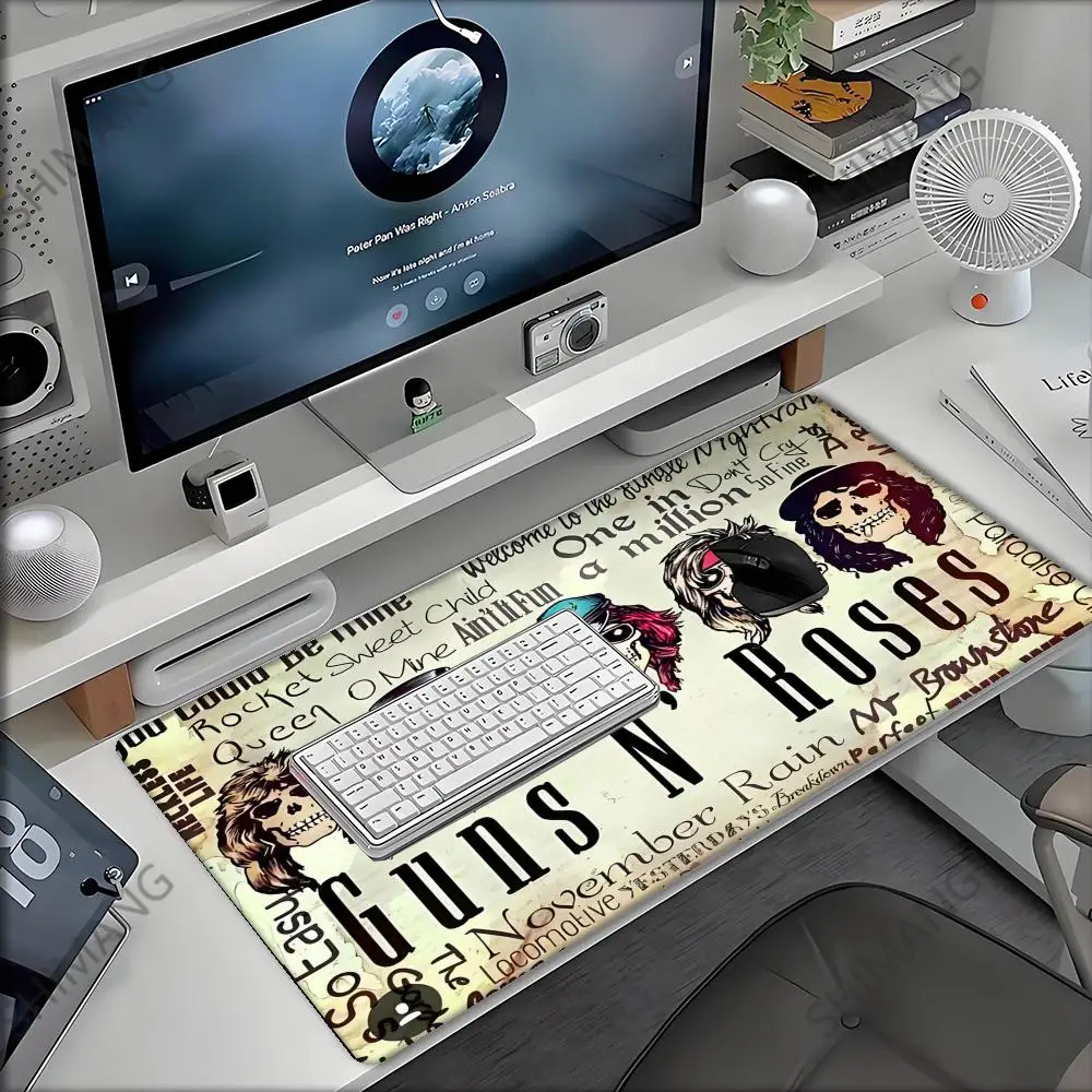 Rock Band Guns N Roses Use Your Illusion I Mousepad Computer Laptop Gamer Pad PC Gaming Accessories Desk Mats