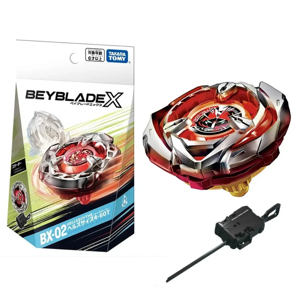 Takara Tomy Beyblade X BX-02 Starter Hells Scythe 4-60T