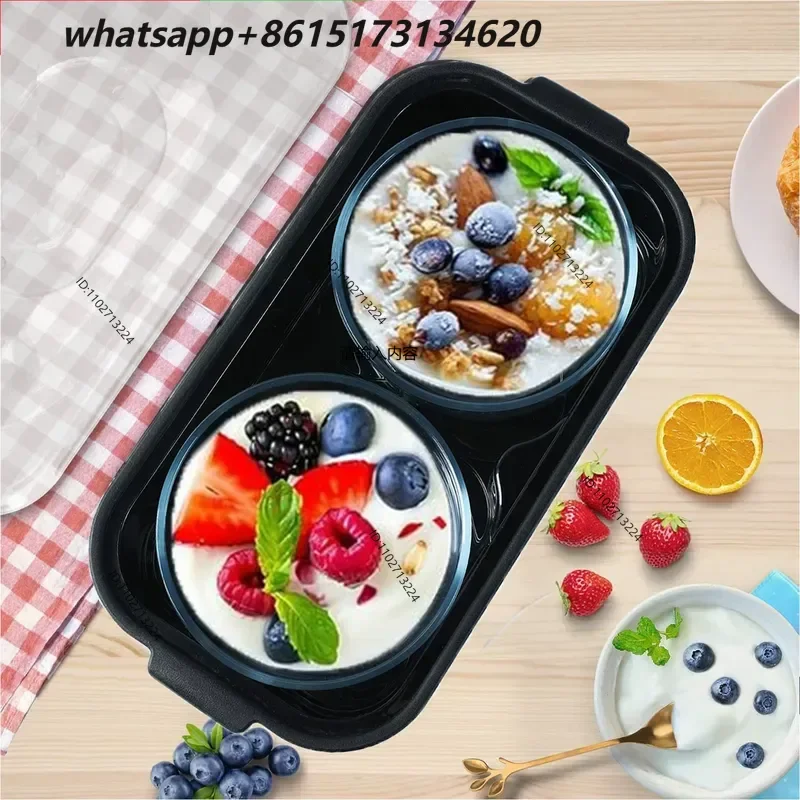 1pcs 110V US Plug 2L Yogurt Maker Ice Cream Jam Pudding Machine Household Breakfast DIY Fermentation Appliance view 3