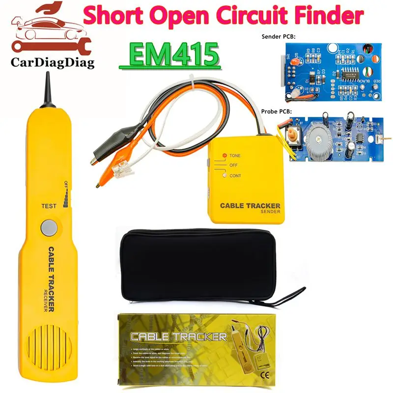

EM415 Car Automotive Short Open Finder Circuit Finder Tester 6 -42V DC detector Tracer Cable Tracker Car Repair Tool