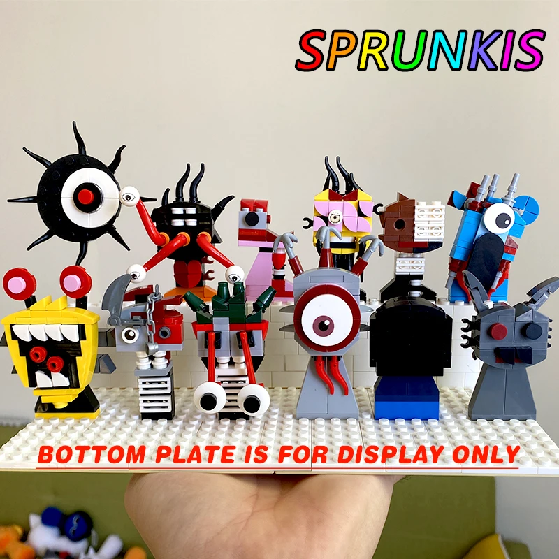 Music Game Phase 3~6.0 Sprunki Incrediboxs Elf Building Blocks Set Dark Horror Sprunki Figure Toys Birthday Easter Gift for Kid