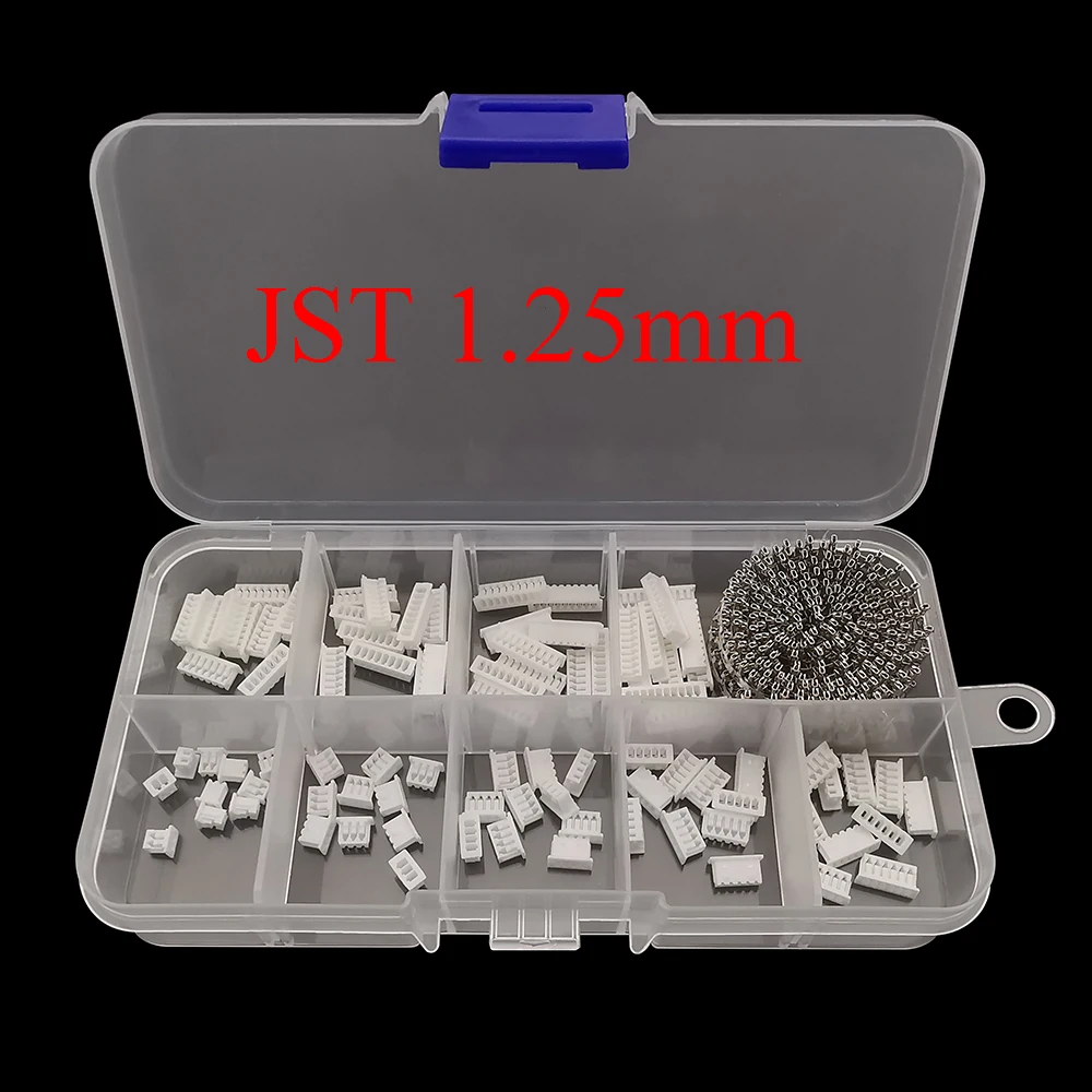 540Pcs/Box SH 1.0mm/JST 1.25mm/GH 1.25mm/ZH 1.25mm Connector Kit Housing Crimp Terminal 2/3/4/5/6/7/8/9/10Pin Pin Header Socket view 3