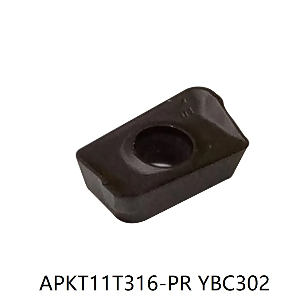 ZCC APKT11T316-PR YBC302 Square shoulder milling Indexable milling insert for machining steel 10PCS/BOX APKT 11T316 PR