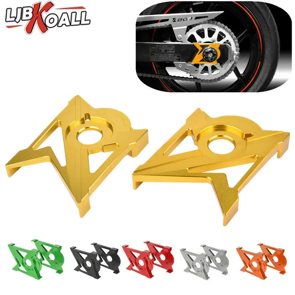 

Motorcycle Accessories CNC Rear Fork Chain Adjuster Tensioner Positioning Indicator For KAWASAKI Z800 Z 800 2013 2014 2015 2016