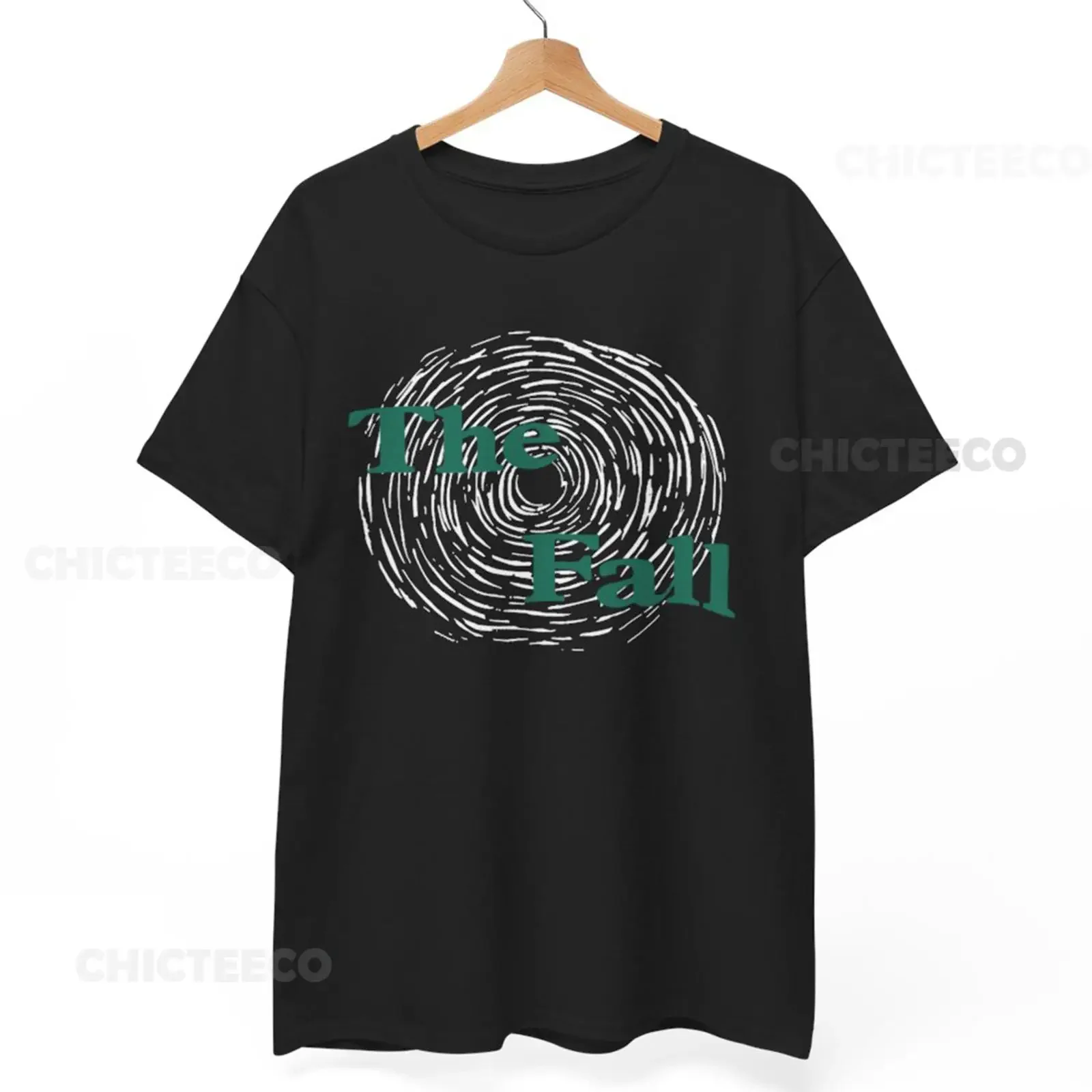 The Fall Logo T Shirt Mark E Smith Band  vintage Washed Casual Slightly Stretched fashion graphic homme designer clothes
