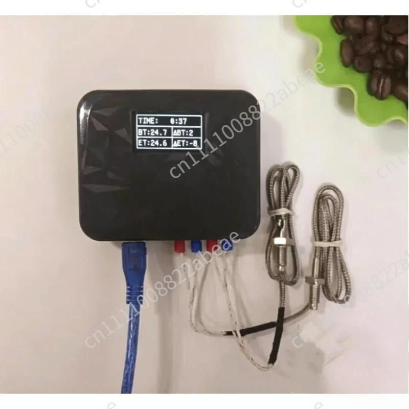 Baking Beans, Coffee Beans, Artisan Intelligent Dual Channel Bluetooth Thermometer Displays Real-Time Btet Curve Ror