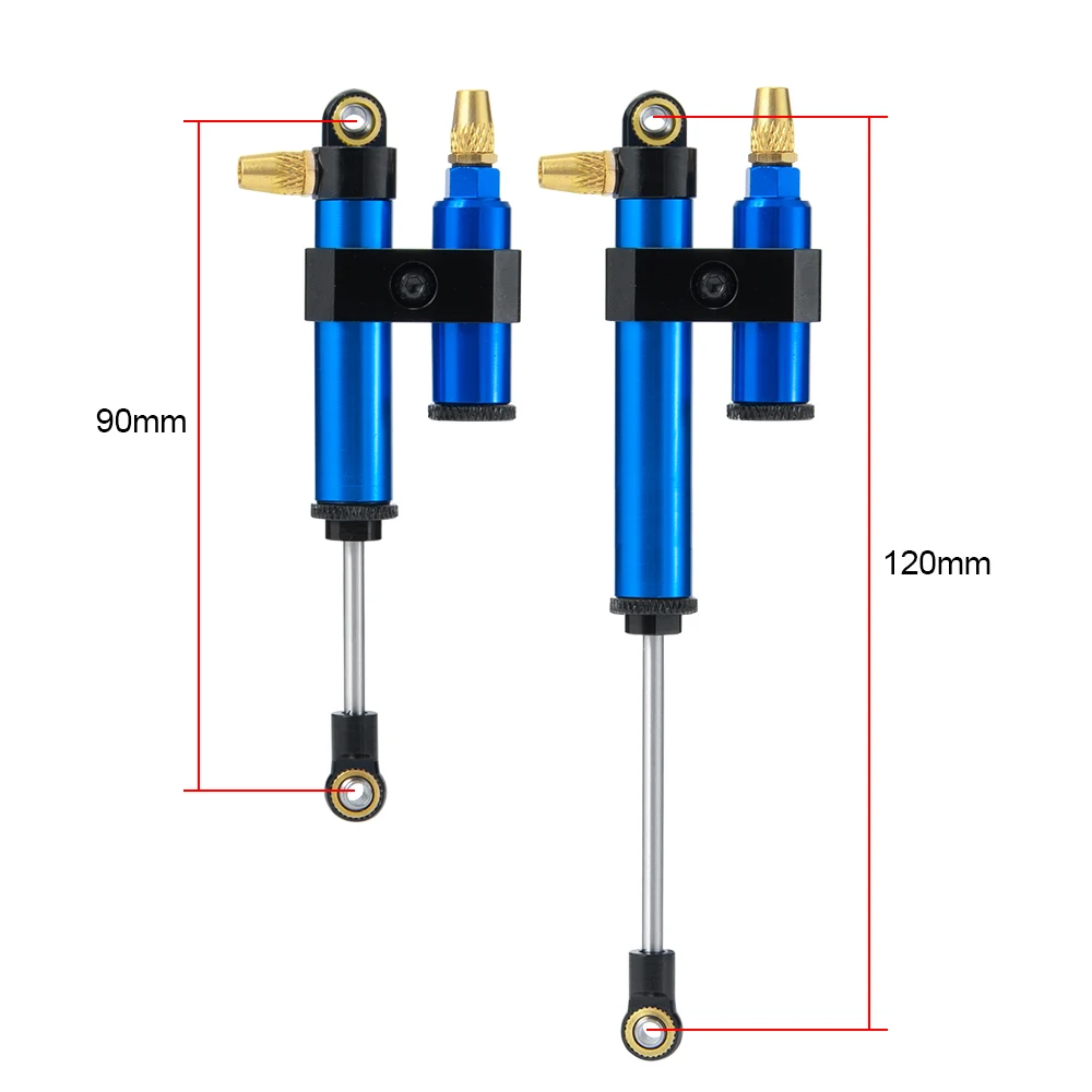 MIBIDAO Metal 110mm 120mm Shock Absorber Damper for 1/10 RC Crawler Car Axial SCX10 90046 AXI03007 TRX4 TRX6 Upgrade Spare Parts