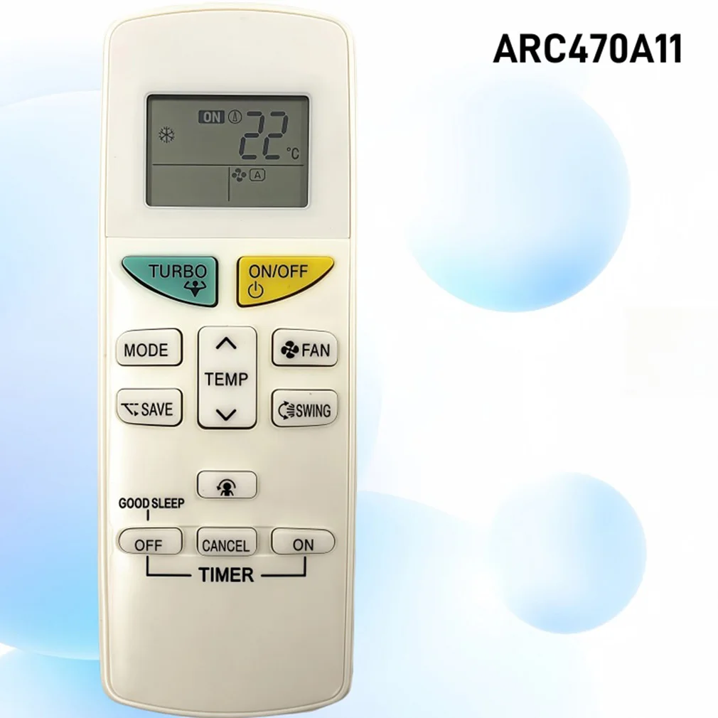 Universal Air Conditioner Remote Control for Daikin ARC470A11 ARC480A1 ARC433B67 ARC433AA1 ARC433B70  Replacement Controller