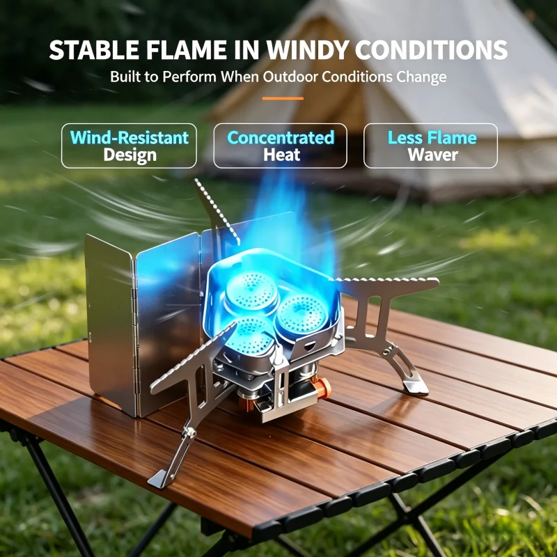 Fornello a Gas Portatile a 3 F - Camping Cooking Easy recensione e prezzo