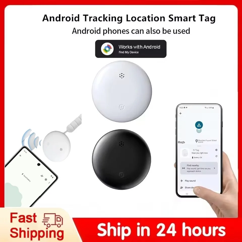 

Bluetooth Gps Tracker for Android Google Find My Device Global Positioning Locator Airtag Smart Tag Finder for Car Kids Pet Bag