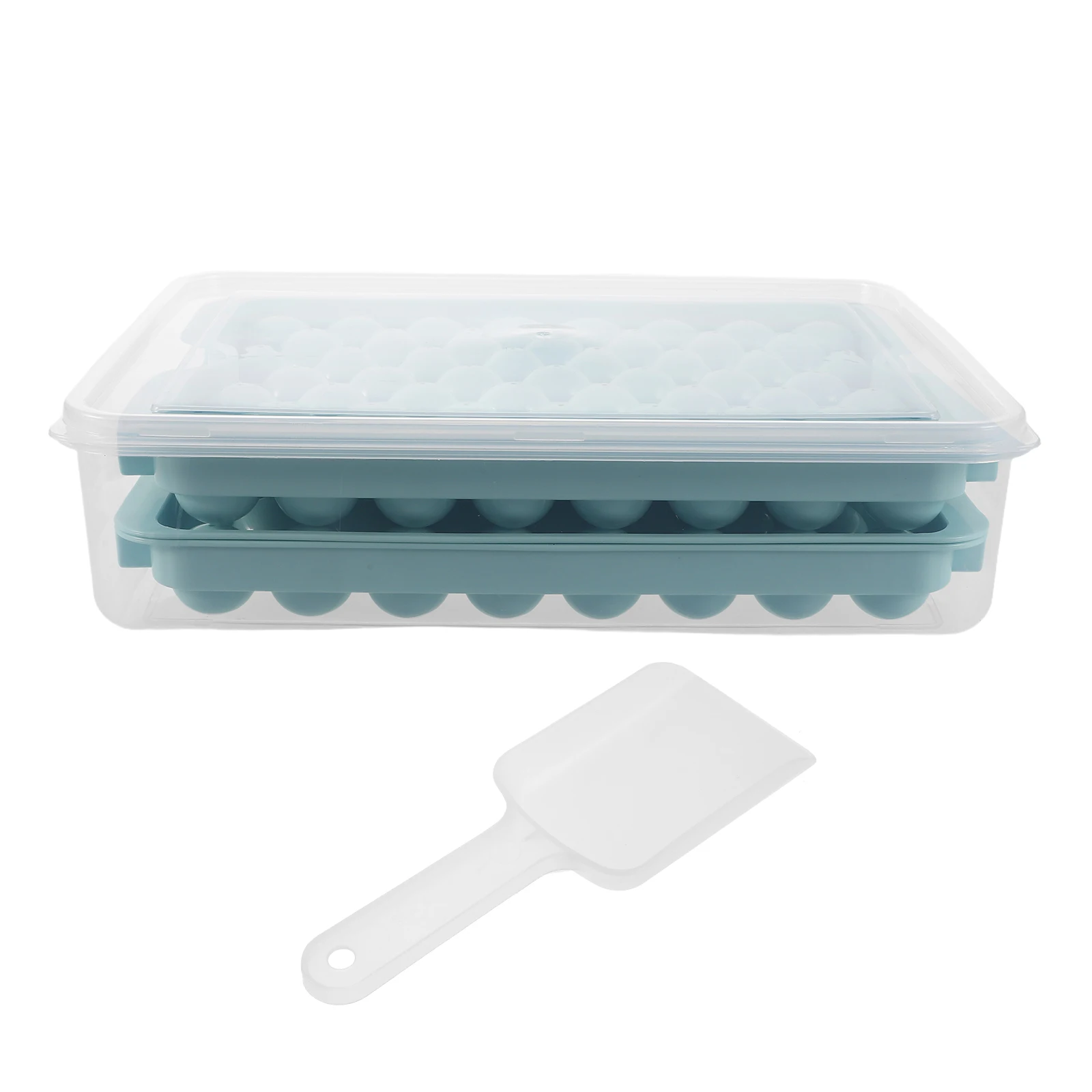 

1 Set Ball Maker Reusable Mini Ice Cube Trays Press To Release Pp Material For Whiskey Cocktail Juice Treats Ice Sphere