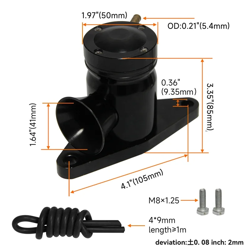 Turbo Blow Off Valve Fits for Subaru Impreza WRX STI EJ20 EJ25 2002-2007