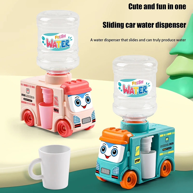 1 Set Juice Drinking Water Toys For Kids Children Mini Water Dispenser Kitchen Pretend Play House Toys Girl Simulation Furniture