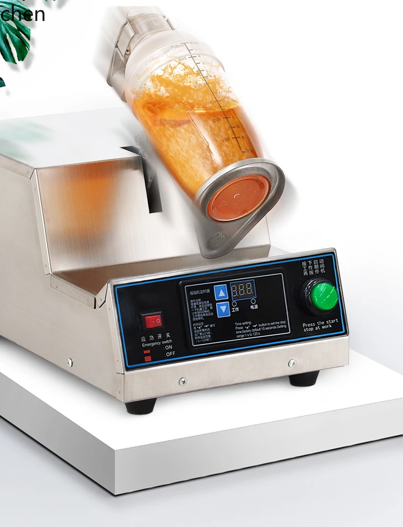 

HXL Commercial Single-Head Milk Tea Shaker Stainless Steel Shaker Machine Shaker Cup Machine