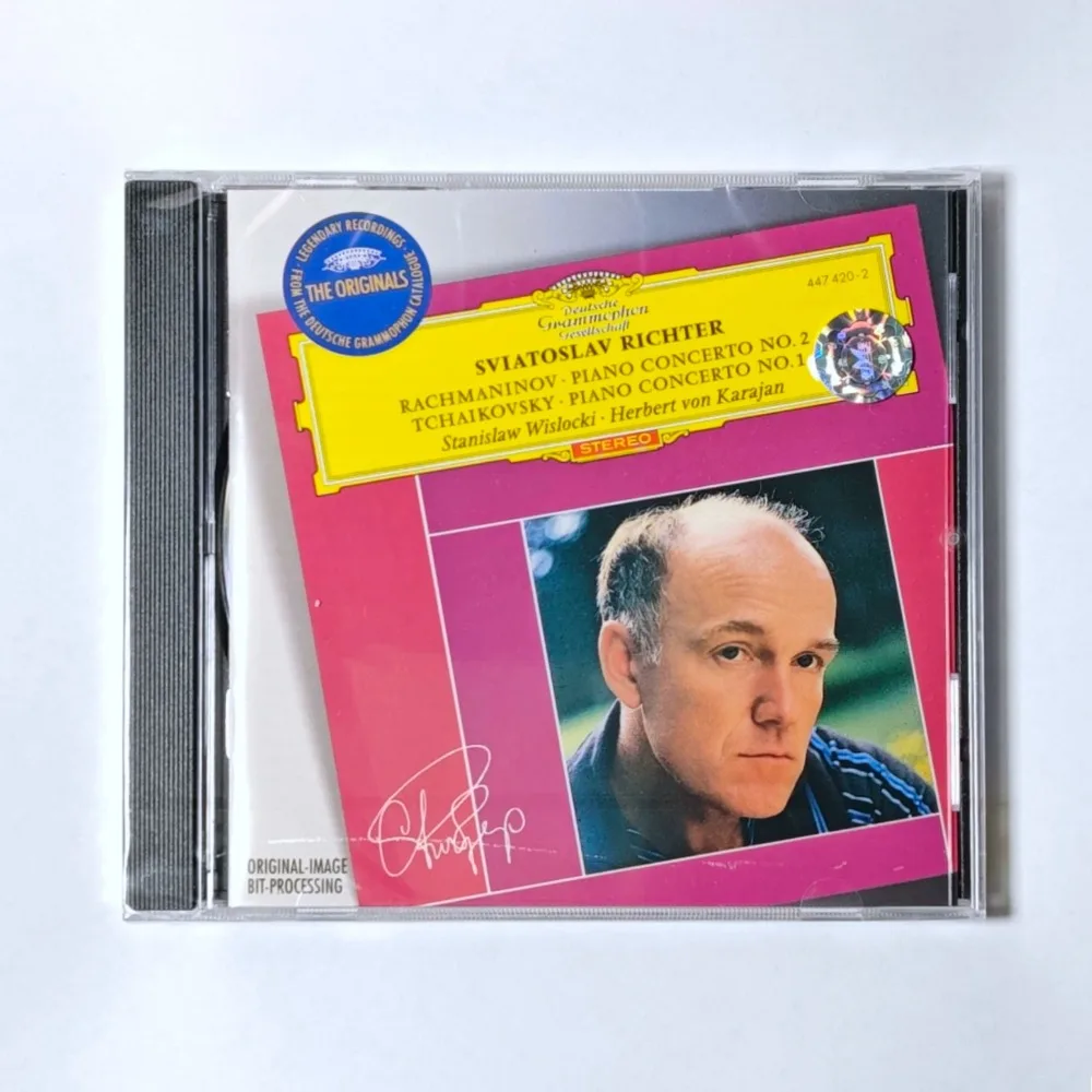 قرص مضغوط مستورد من سفياتوسلاف ريتشر تشايكوفسكي راشمانينوف بيانو كونترتوس - روائع كلاسيكية أسطورية لعشاق الصوت