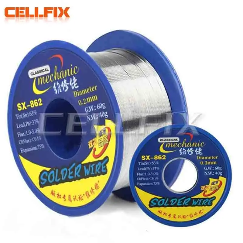 MECHANIC 60g flux SX-862 High temperature resistant for 0.3-1.8mm wire high purity environmental protection tin wire tools