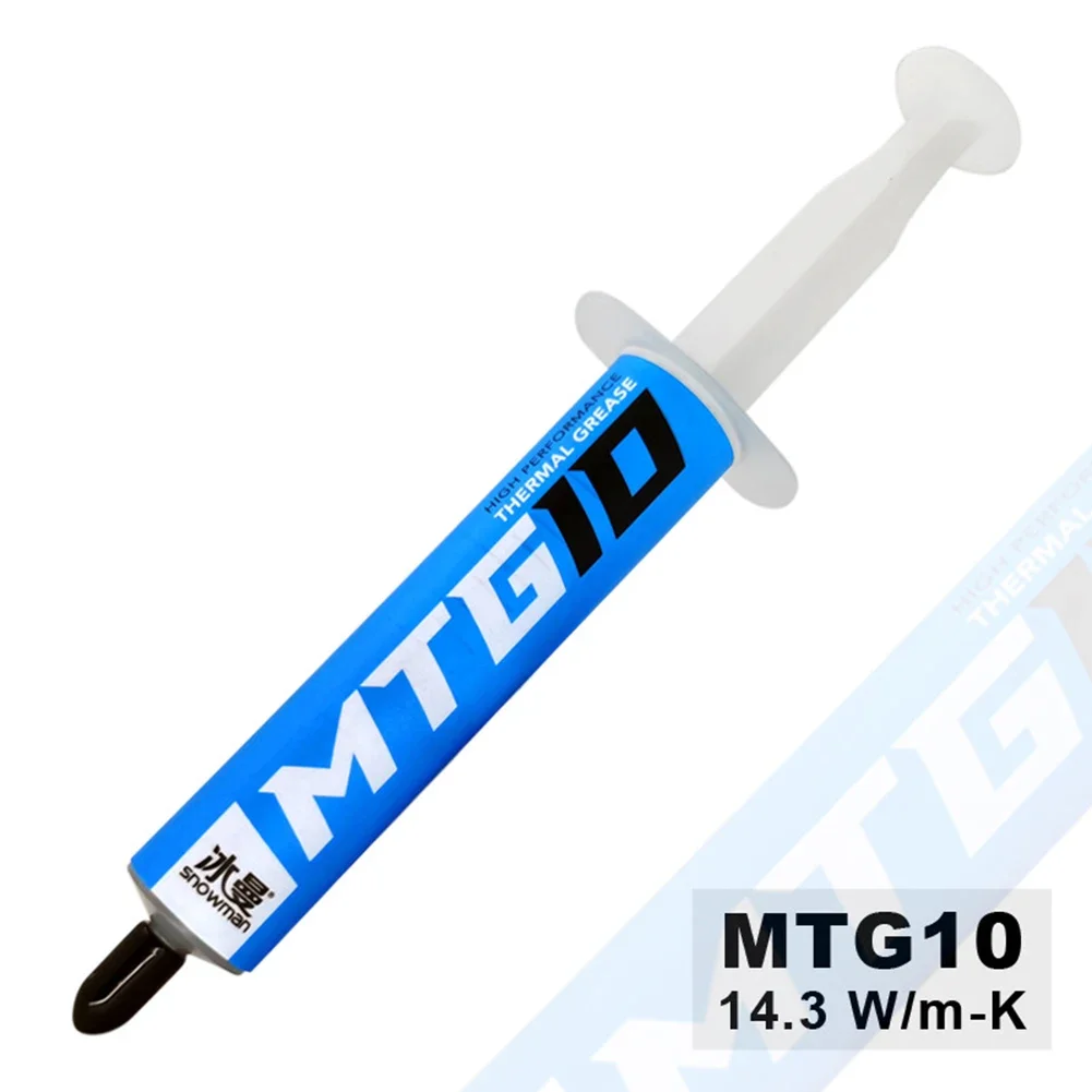 5/10g Syringe MTG5/MTG10 Thermal Conductive Grease Paste 14.3W/mk for AMD Intel Processor CPU Heat Sink