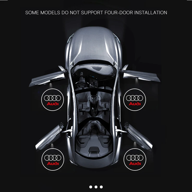 Рисунок 5 - Беспроводная проекционная лампа для двери автомобиля