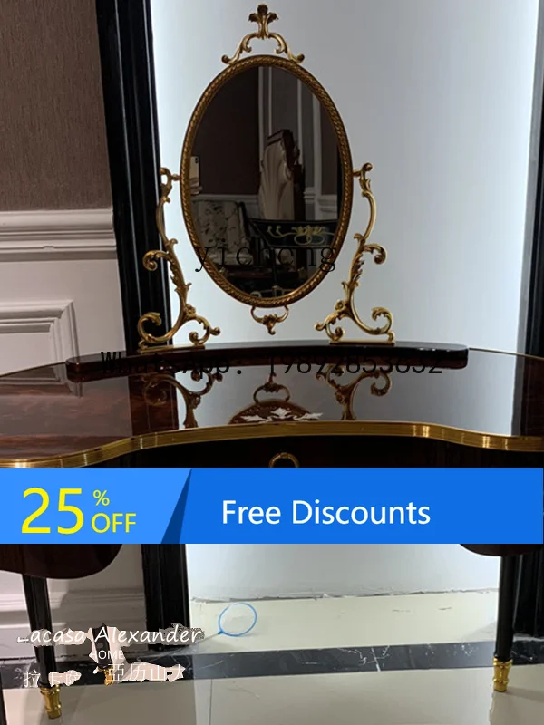 Light Luxury Dressing Table Minimalist Makeup Table Bedroom Writing Desk Villa Dressing Table