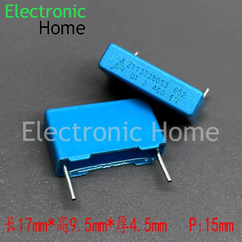 20PCS/LOT EPCOS MKP 104 100nf 0.1uf 400v 450v capacitor B32522C6104J 400v104j 17x9.5x4.5mm pin spacing 15mm