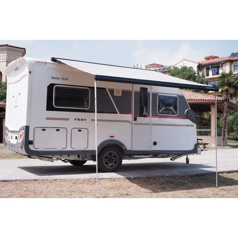 Electric RV Side Awning Compact Aluminum Retractable  RV Awning Electric, Caravan Awning Tent & Sunshade
