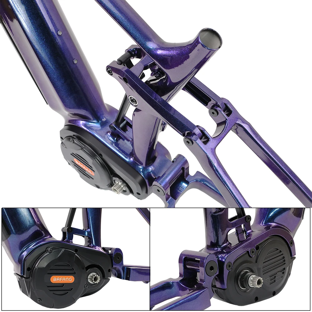 Telaio bici elettrica 27.5/29ER E-Bike batteria interna bici ibrida 17/19 pollici telaio MTB M620 motore 1000W telaio in lega di alluminio