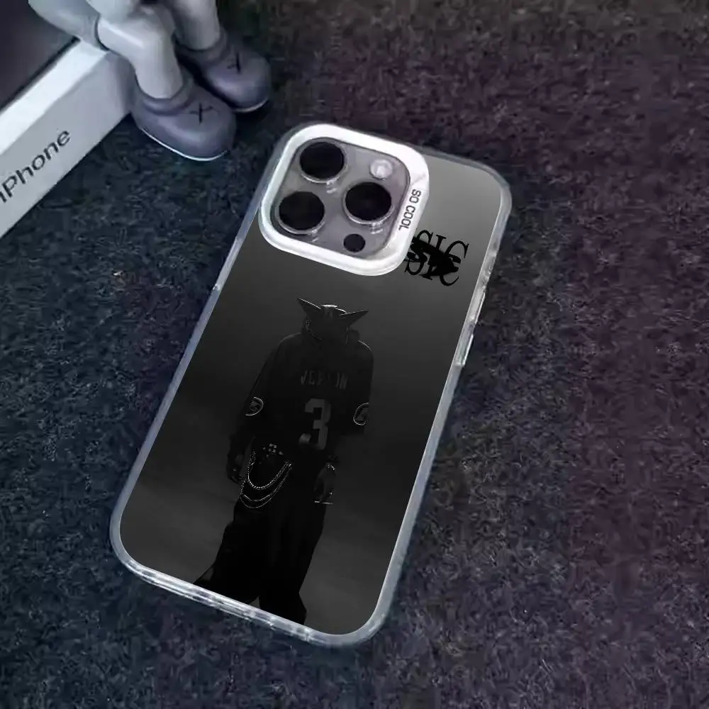 الهيب هوب ستار مغني الراب كارتي أنا الموسيقى جراب هاتف IMD تصميم اللون الفضي آيفون 17 16 15 14 13 12 11 الهواء برو ماكس زائد #6