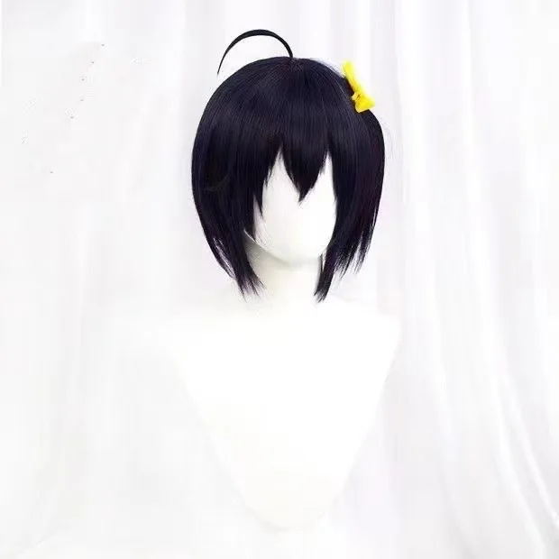 Takanashi Rikka Cosplay Wig Short Hair Heat‑Resistant Synthetic Costume Wig For Anime Role‑Play Party 3