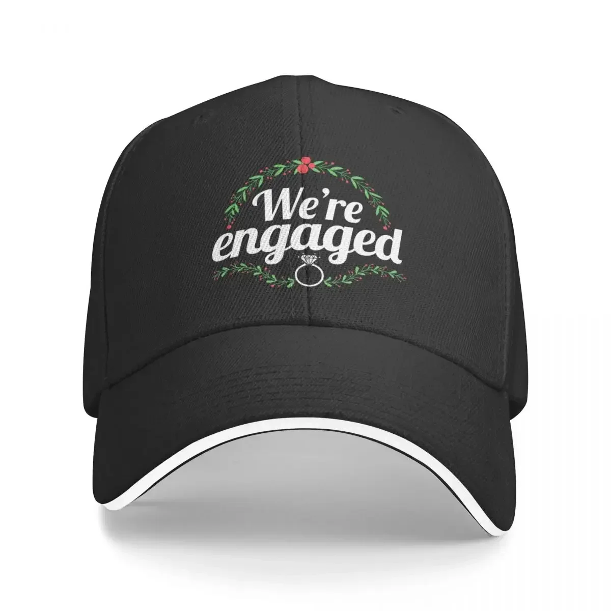 Christmas Engagement We're Engaged Baseball Cap fun hats Luxury Cap hats for men Woman Men's