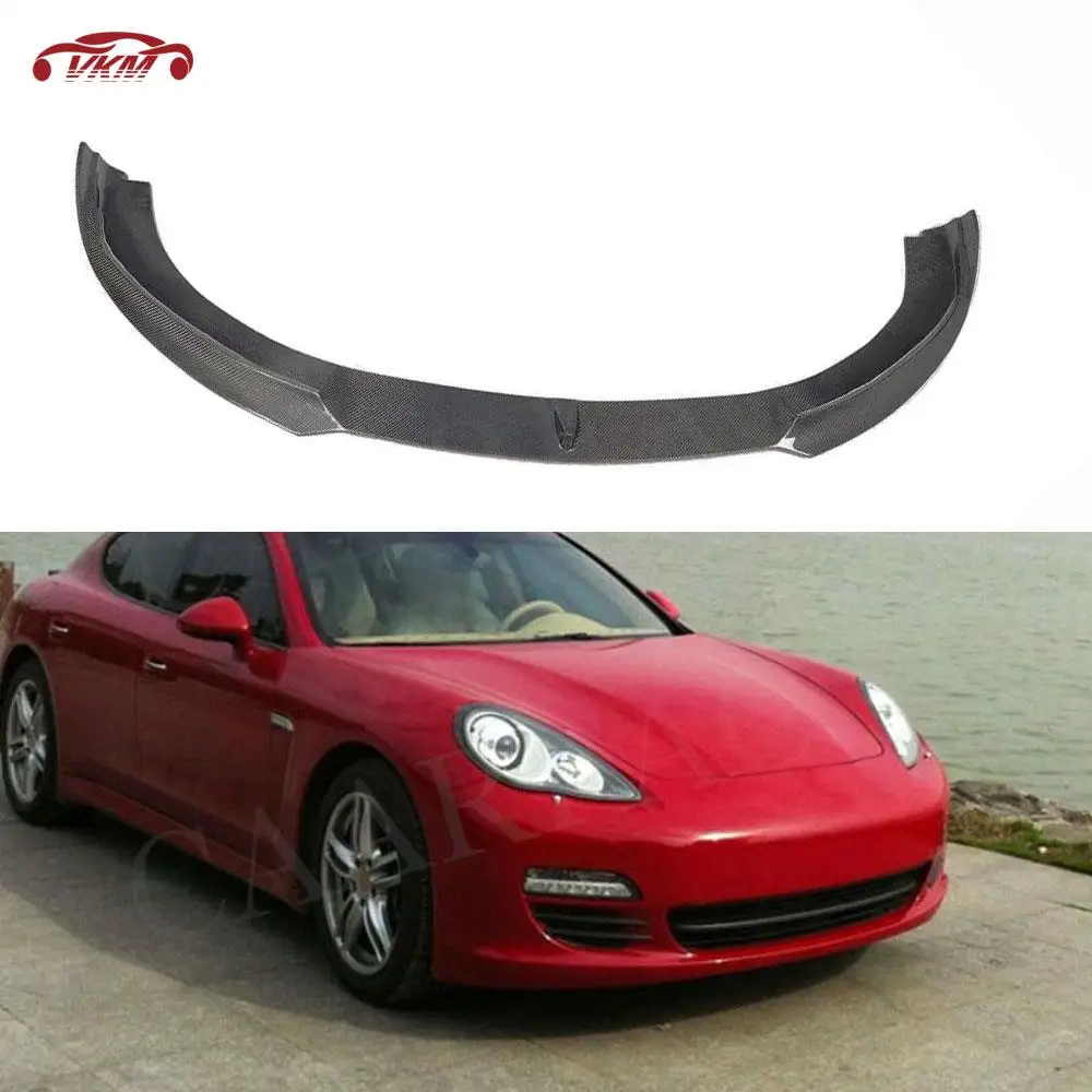 

Front Bumper Lip Chin Side Splitters Apron Spoiler for Porsche Panamera 970 2010-2013 Carbon Fiber FRP Body Kit Decorative Cover